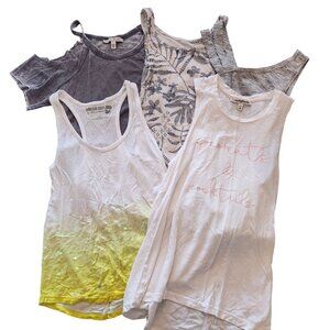 BUNDLE (5) Women's Summer Clothing Y2K 90s Shirts Tank Tops Casual XS